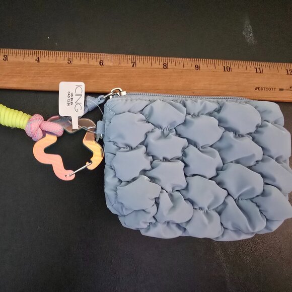 Icing Handbags - Icing periwinkle blue puffy coin purse‎ - NWT